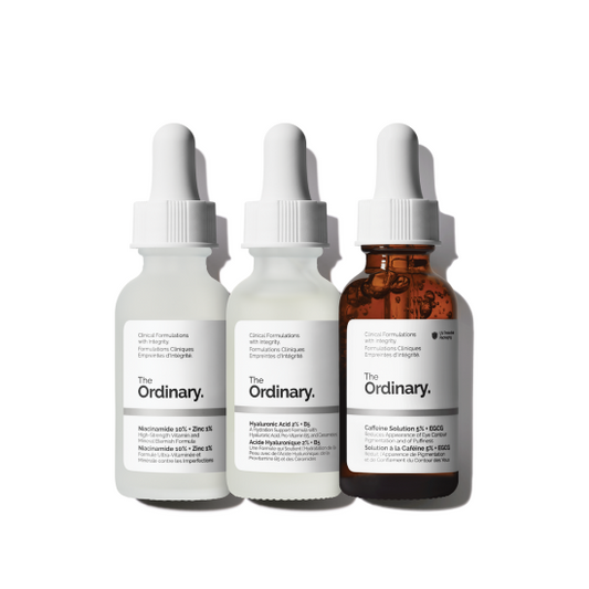 The Most-Loved Set Serum (The Niacinamide 10% + Zinc 1% + The Hyaluronic Acid 2% + B5 + The Caffeine Solution 5%)